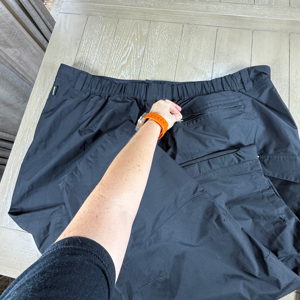 Cabelas Gore-Tex Cargo Pants Mens 4XL‎ Black Waterproof Outdoor Hiking Big - Picture 2 of 16